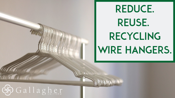 Green Initiative from Gallagher - Reduce, Reuse, and Recycle Wire Hangers