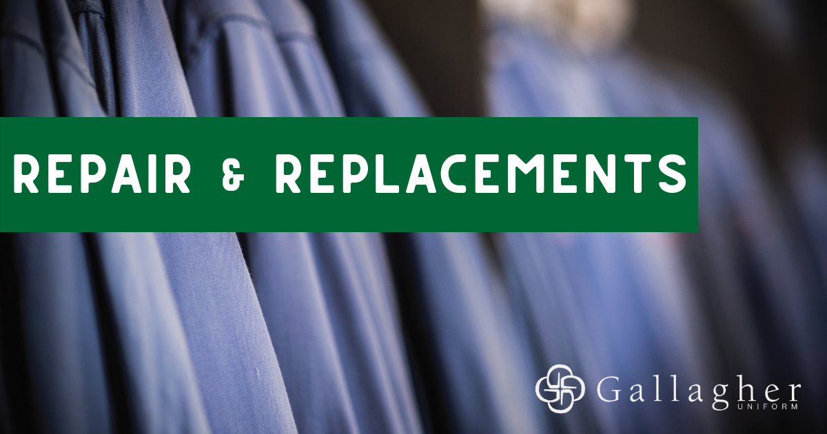 Timely Uniform Repair & Replacements from Gallagher Uniform