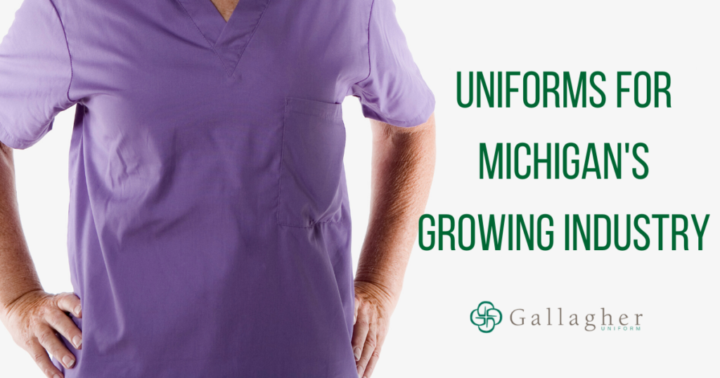 Gallagher provides uniforms for Michigan's growing industry