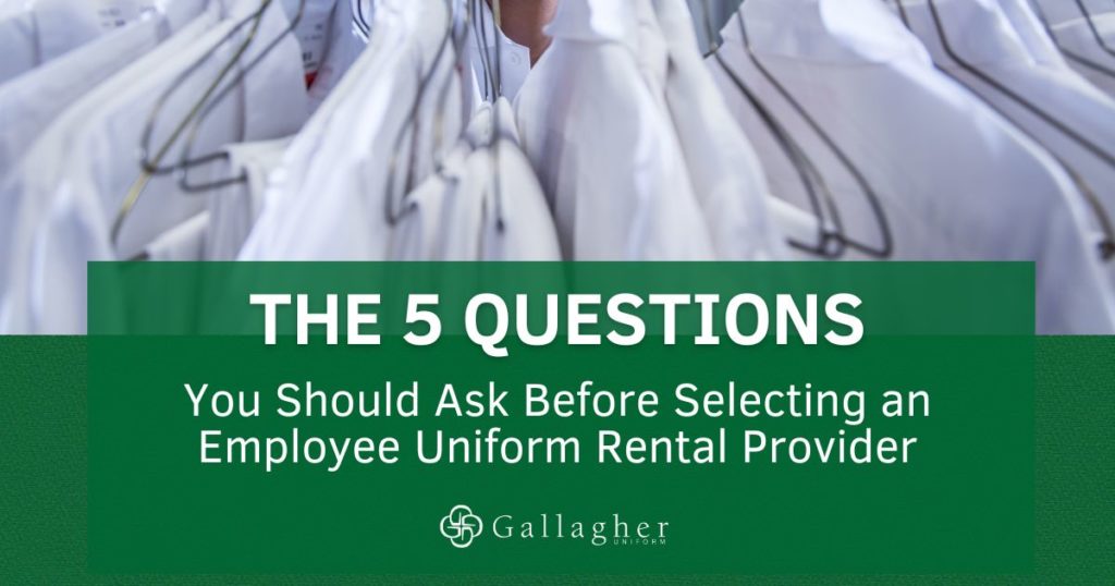 Selecting an Employee Uniform Rental Provider