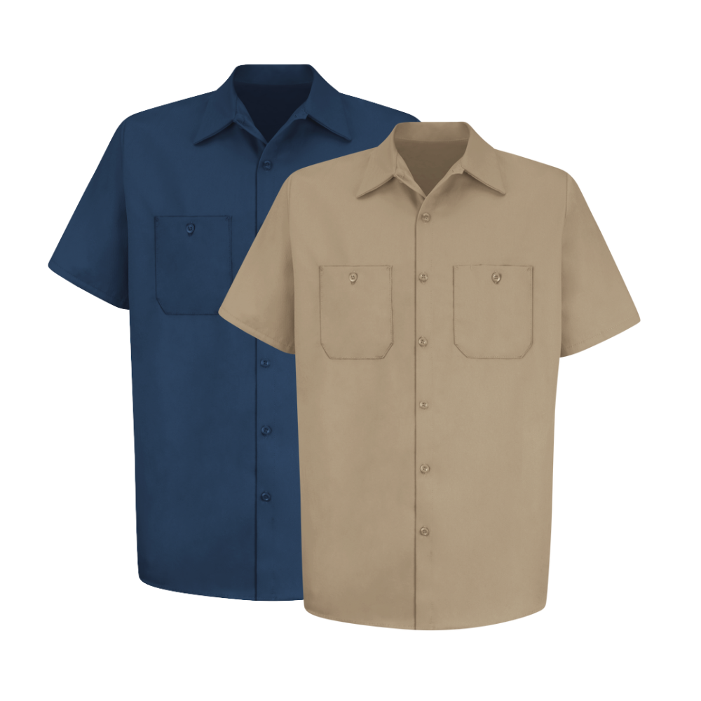 wrinkle resistant work shirt