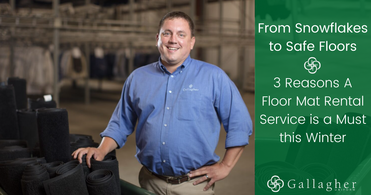 3 Reasons A Floor Mat Rental Service is a Must this Winter