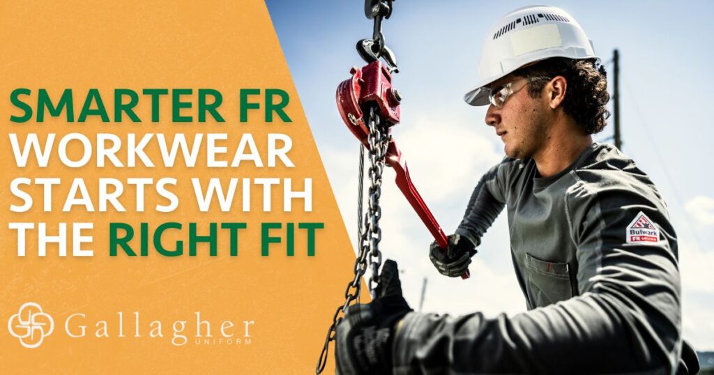 Flame resistant workwear guide from Gallagher