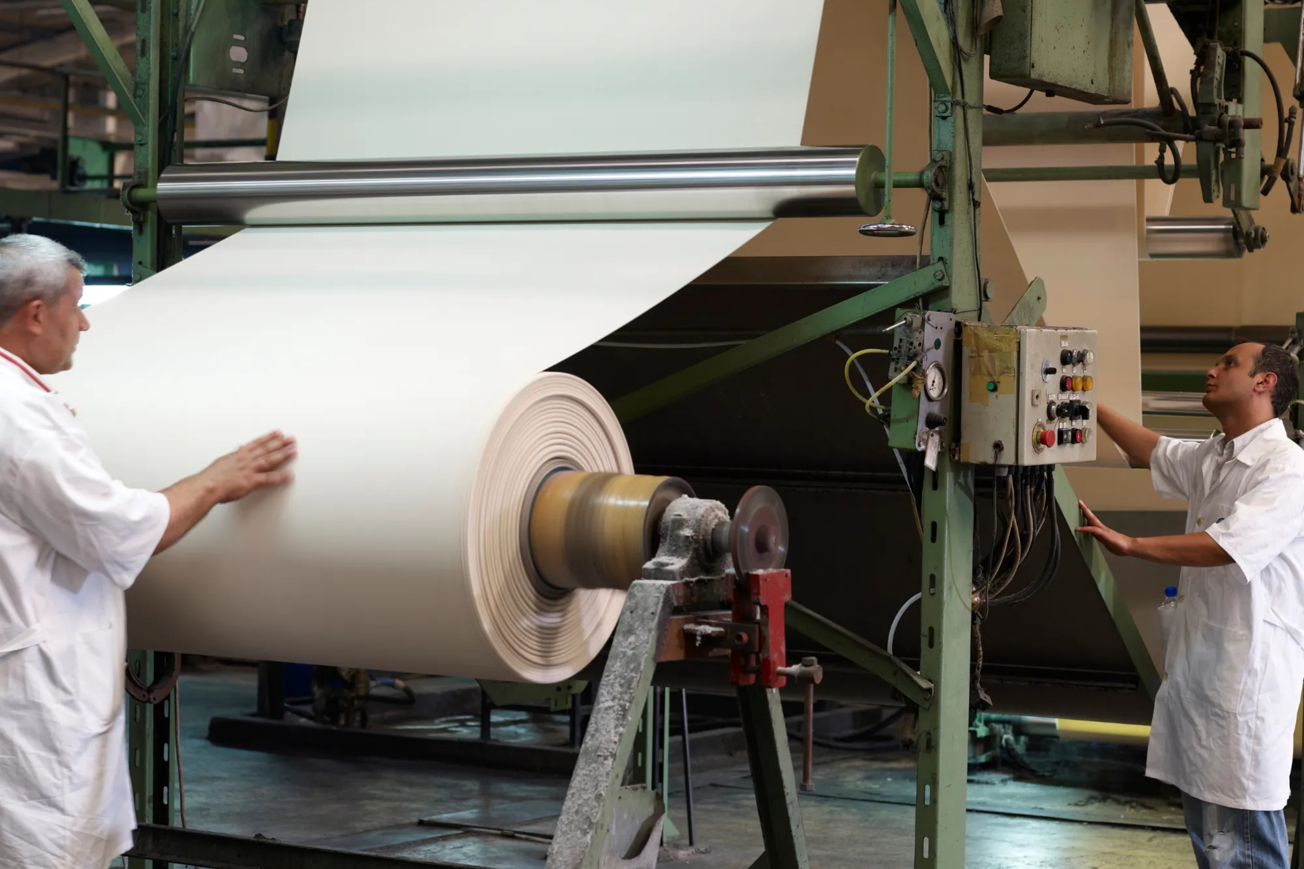 combustible dust - paper mill roller