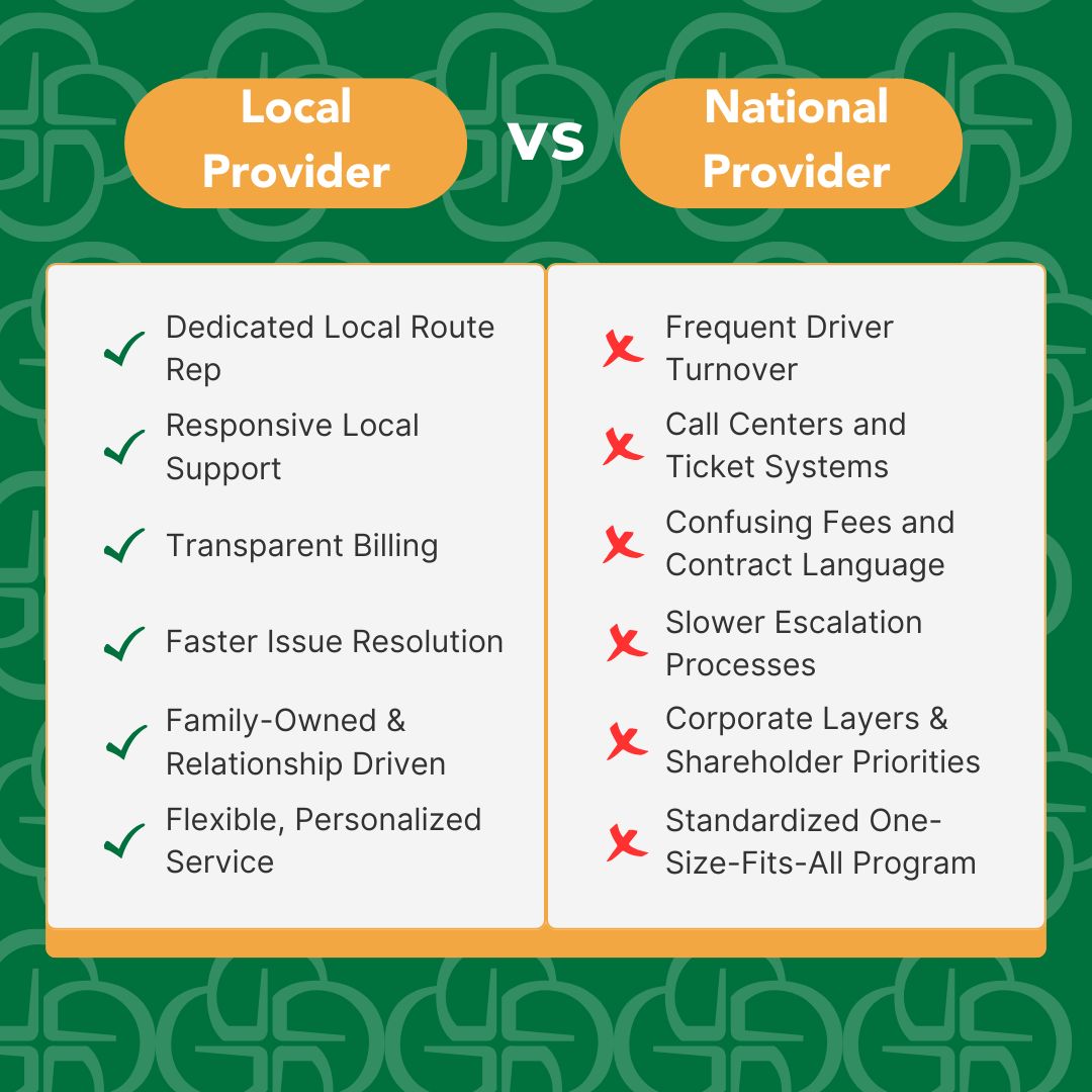 Why Local Uniform Providers Are Better